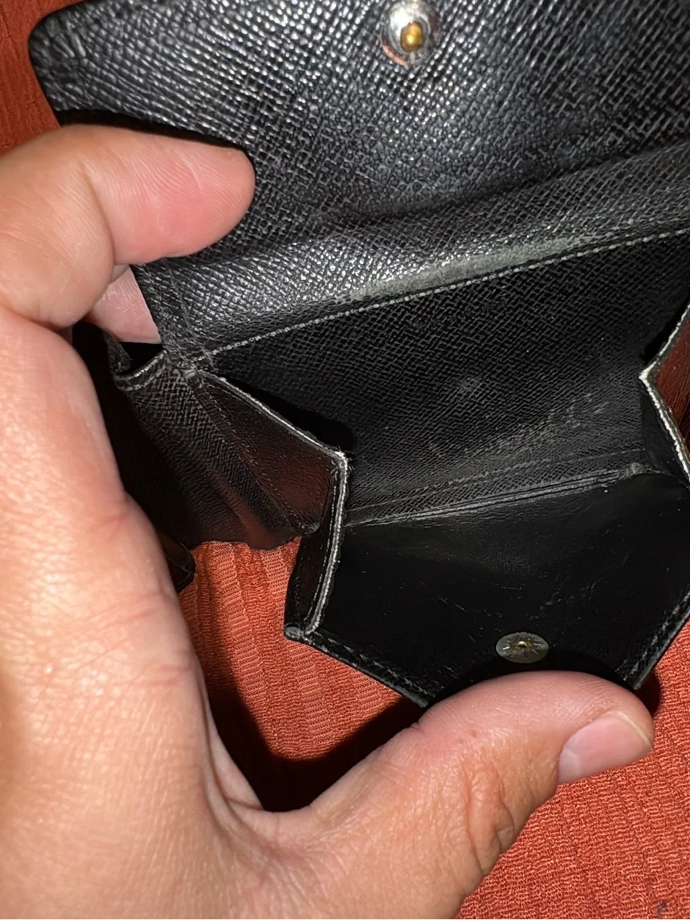 Louis Vuitton Black Damier Graphite Leather Wallet